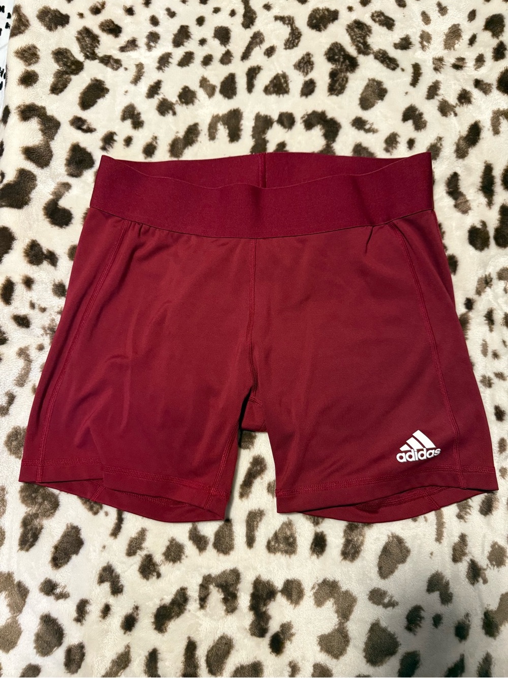 Adidas Women's Maroon Performance Shorts